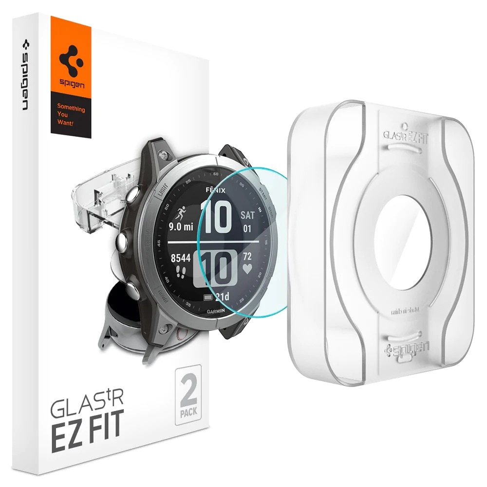 Screen Protector EZ Fit GLAS.tR (2 Stück) Garmin Fenix 7