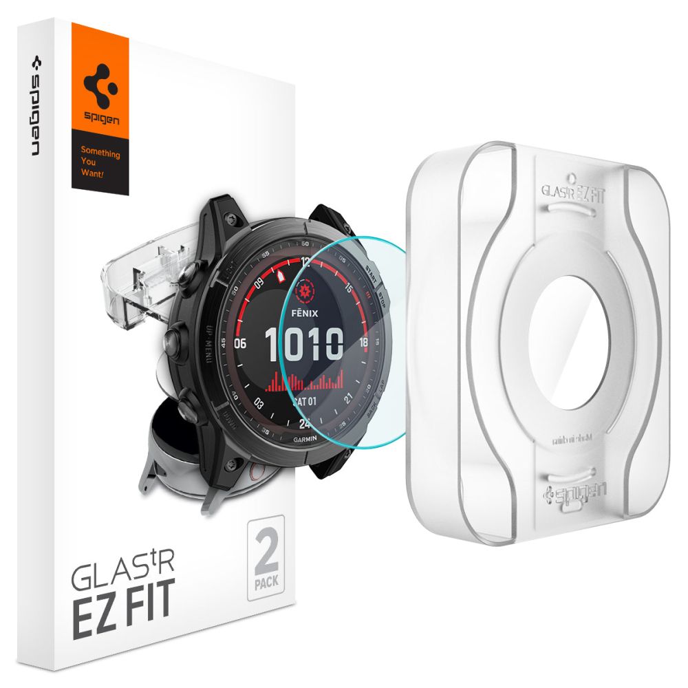 Screen Protector EZ Fit GLAS.tR (2 Stück) Garmin Fenix 7X