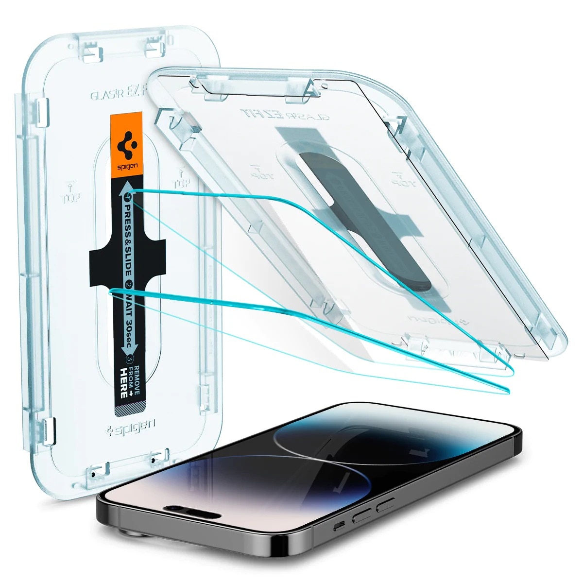 Screen Protector GLAS.tR EZ Fit (2 Stück) iPhone 14 Pro