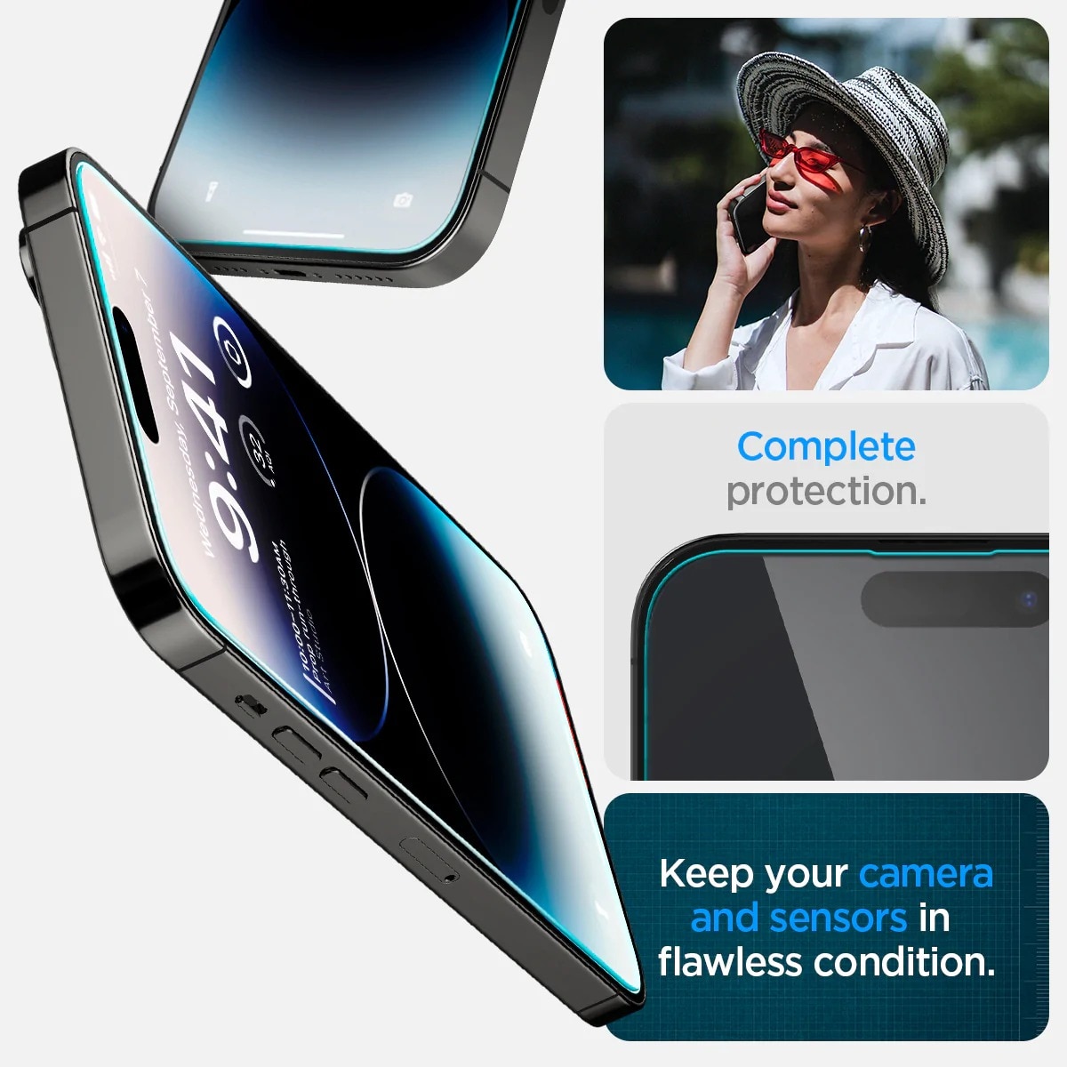 Screen Protector GLAS.tR EZ Fit (2 Stück) iPhone 14 Pro