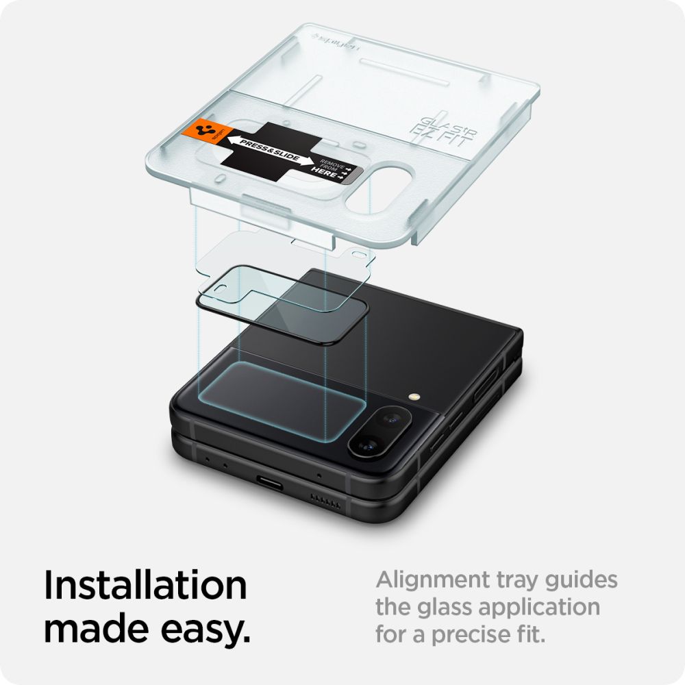 Glas.tR EZ Fit Screen Protector + Hinge Film Galaxy Z Flip 4