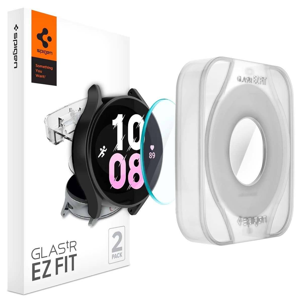 Screen Protector EZ Fit GLAS.tR (2 Stück) Samsung Galaxy Watch 5 Pro 45mm