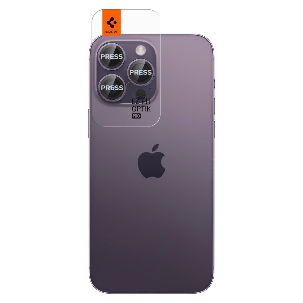 iPhone 14 Pro EZ Fit Optik Pro Lens Protector (2 Stück) Deep Purple