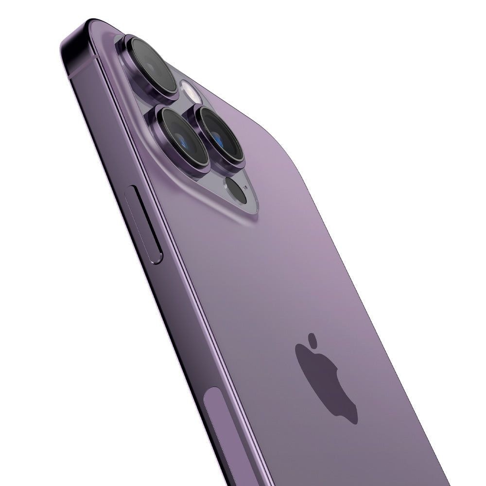 iPhone 14 Pro Max EZ Fit Optik Pro Lens Protector (2 Stück) Deep Purple