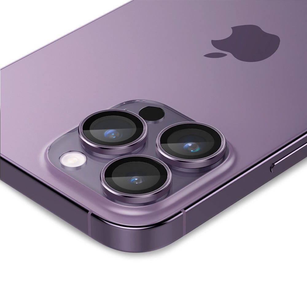 iPhone 14 Pro Max EZ Fit Optik Pro Lens Protector (2 Stück) Deep Purple