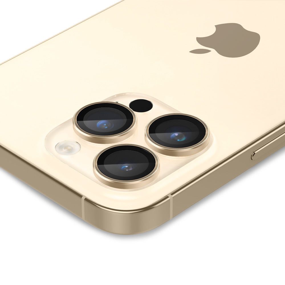 iPhone 14 Pro Max EZ Fit Optik Pro Lens Protector (2 Stück) Gold