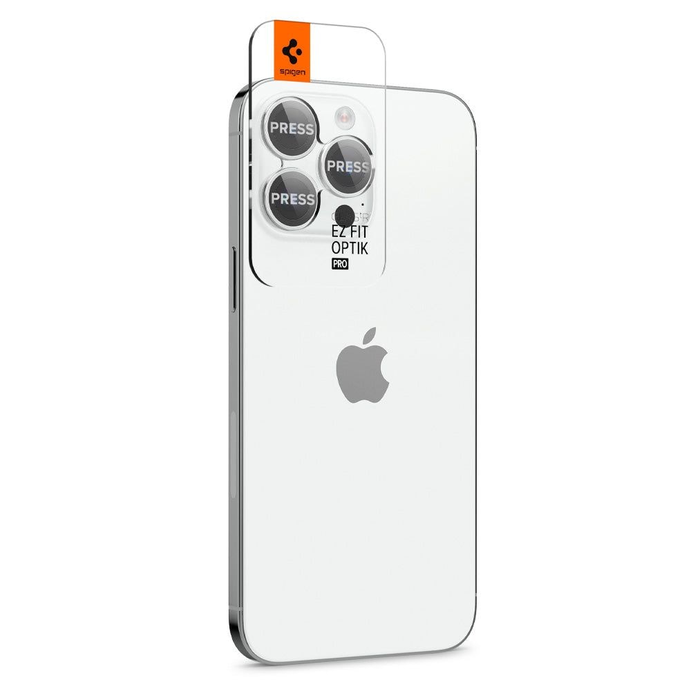 iPhone 14 Pro EZ Fit Optik Pro Lens Protector (2 Stück) Silver