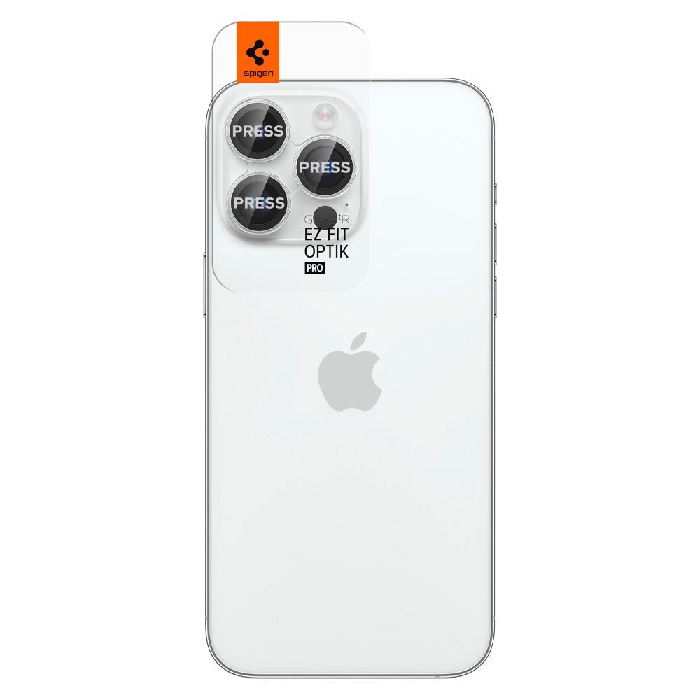 iPhone 14 Pro EZ Fit Optik Pro Lens Protector (2 Stück) Silver