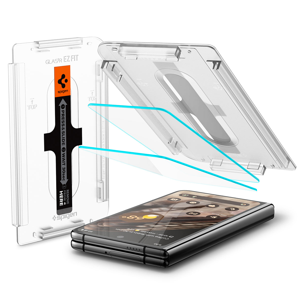 Cover Screen Protector GLAS.tR EZ Fit (2 Stück) Google Pixel 9 Pro Fold
