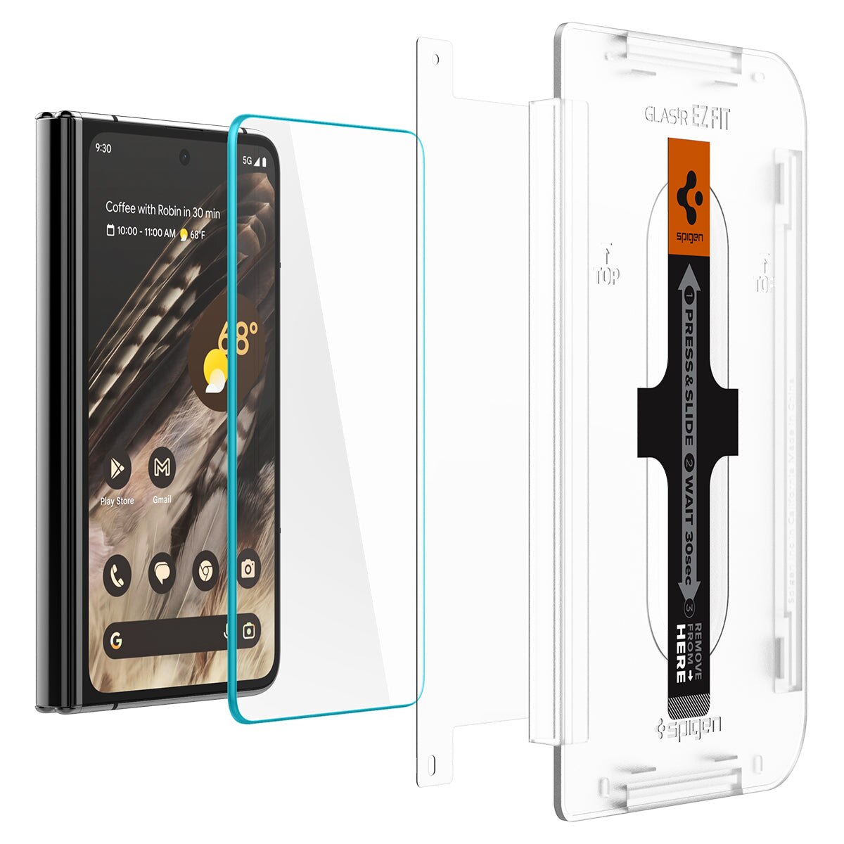 Outer Screen Protector GLAS.tR EZ Fit (2 Stück) Google Pixel Fold