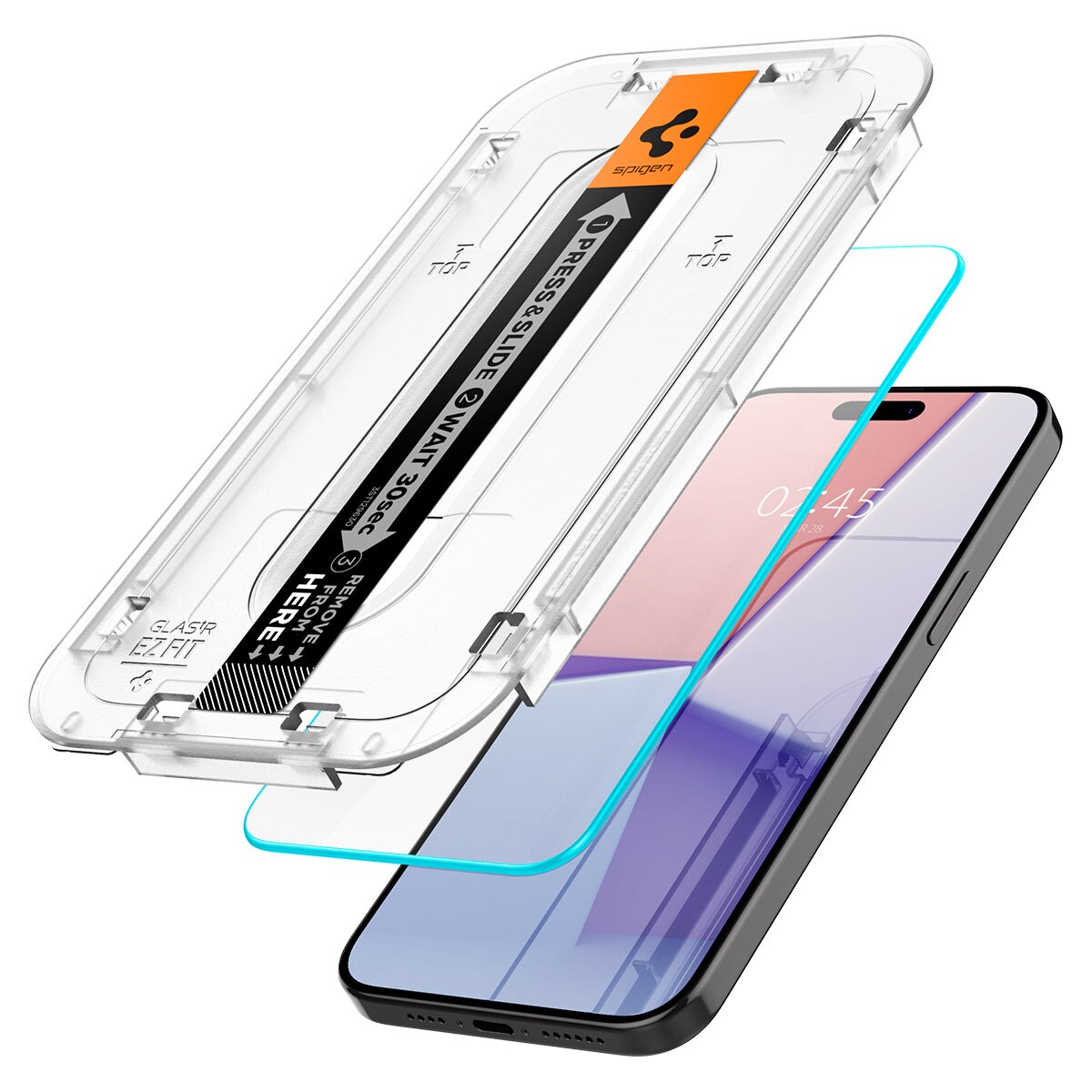 Screen Protector GLAS.tR EZ Fit (2 Stück) iPhone 15 Pro Max