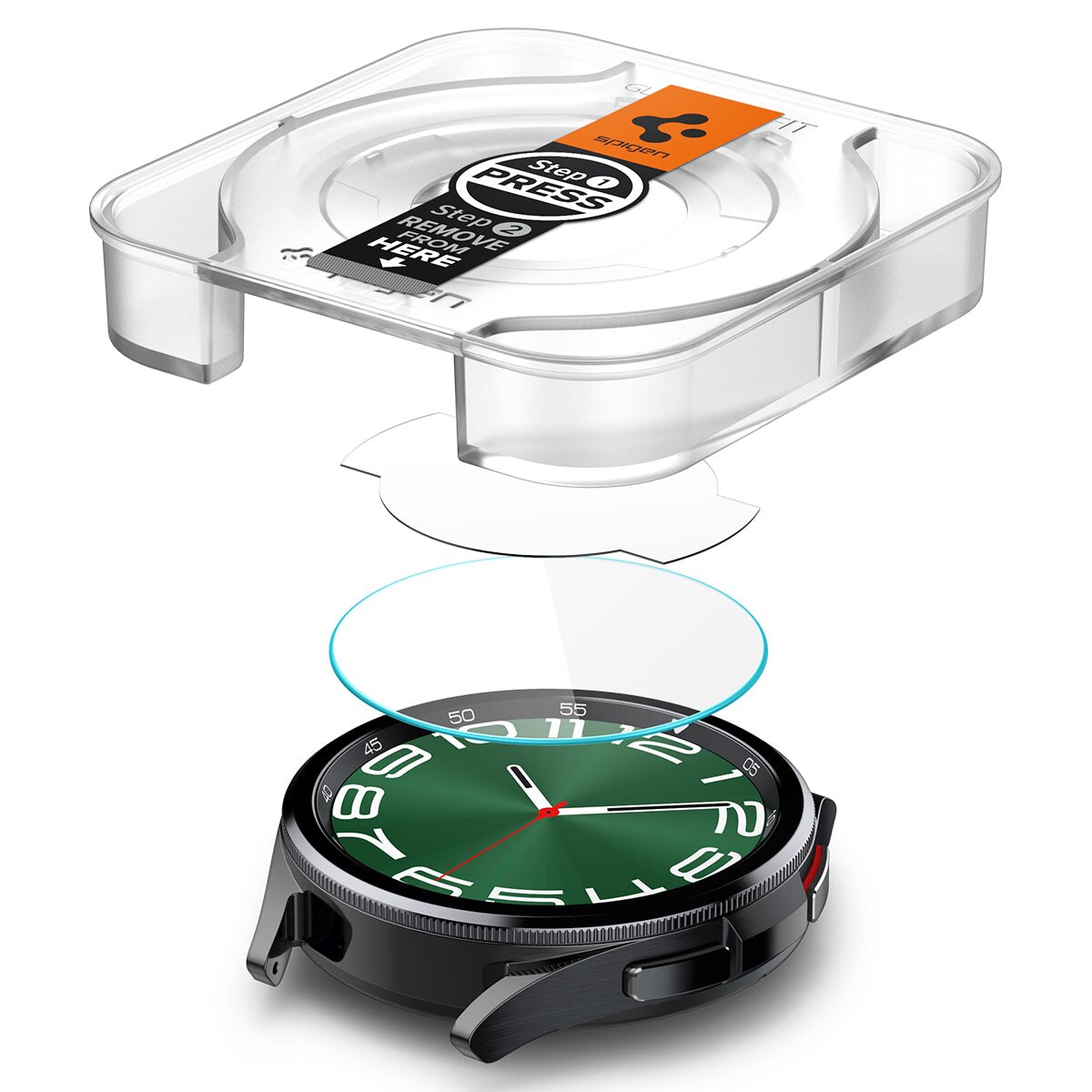 Screen Protector EZ Fit GLAS.tR (2 Stück) Samsung Galaxy Watch 6 Classic 47mm