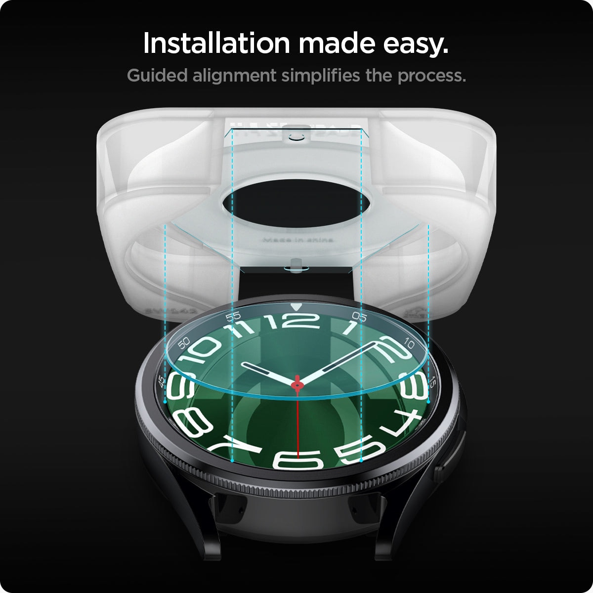 Screen Protector EZ Fit GLAS.tR (2 Stück) Samsung Galaxy Watch 6 Classic 47mm