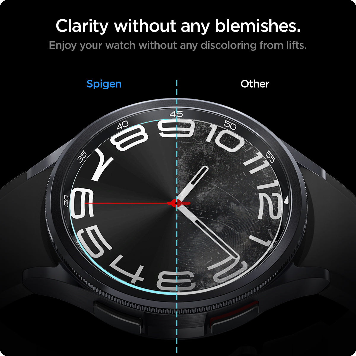 Screen Protector EZ Fit GLAS.tR (2 Stück) Samsung Galaxy Watch 6 Classic 43mm