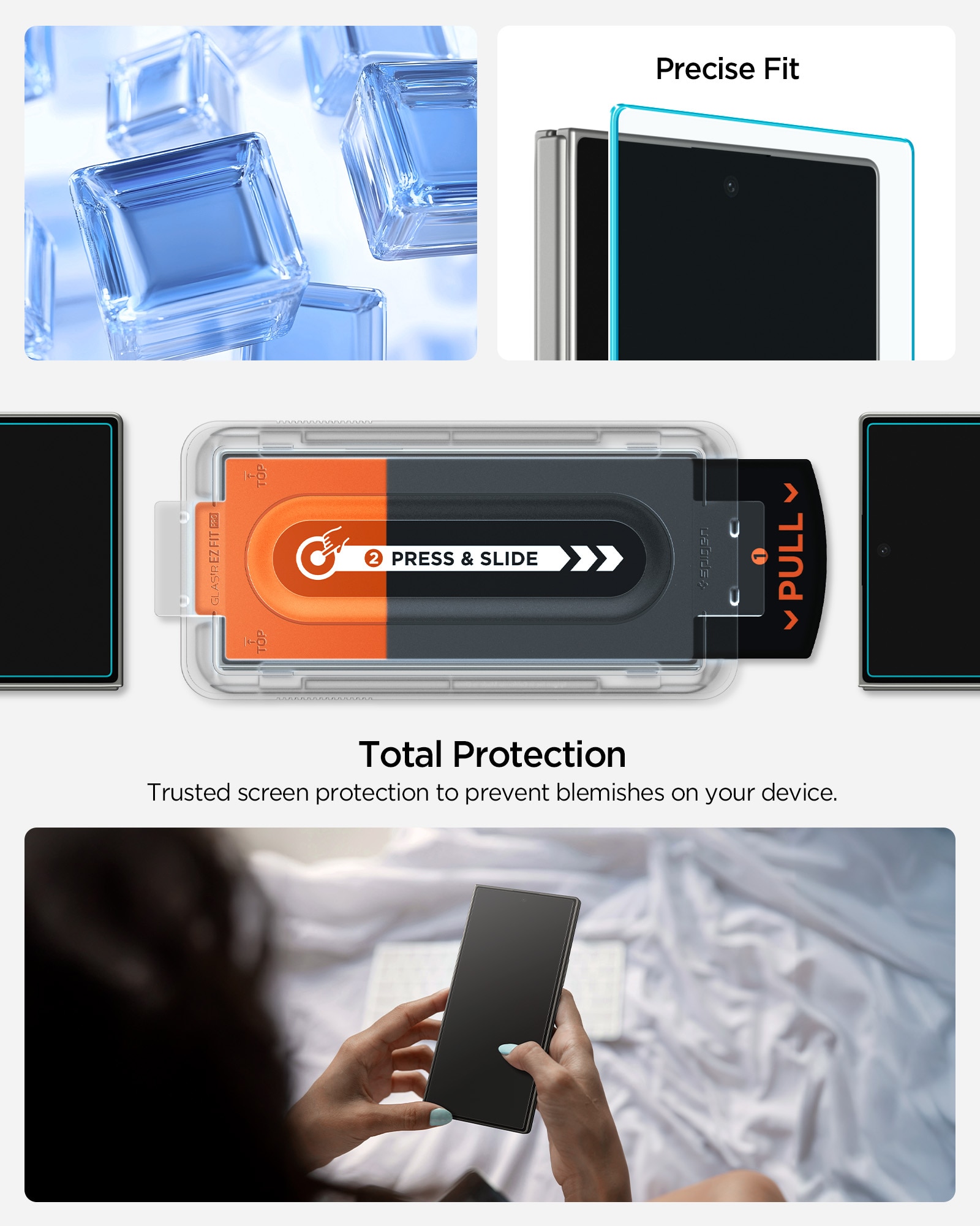 Cover Screen Protector GLAS.tR EZ Fit (2 Stück) Samsung Galaxy Z Fold 7