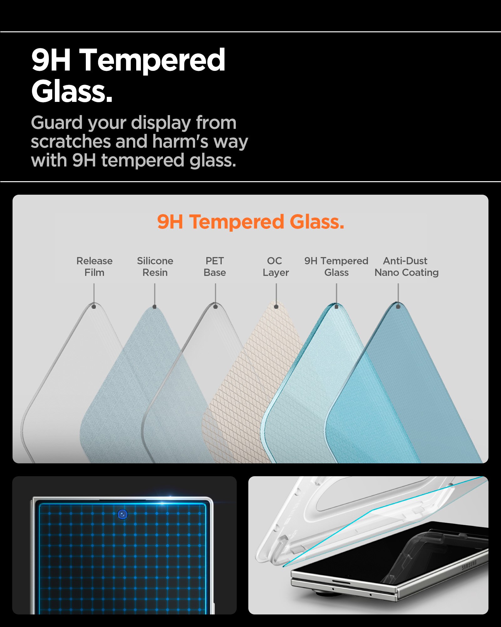 Cover Screen Protector GLAS.tR EZ Fit (2 Stück) Samsung Galaxy Z Fold 7
