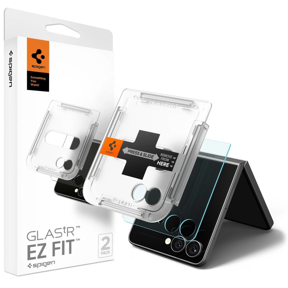 Cover Screen Protector GLAS.tR EZ Fit (2 Stück) Samsung Galaxy Z Flip 7