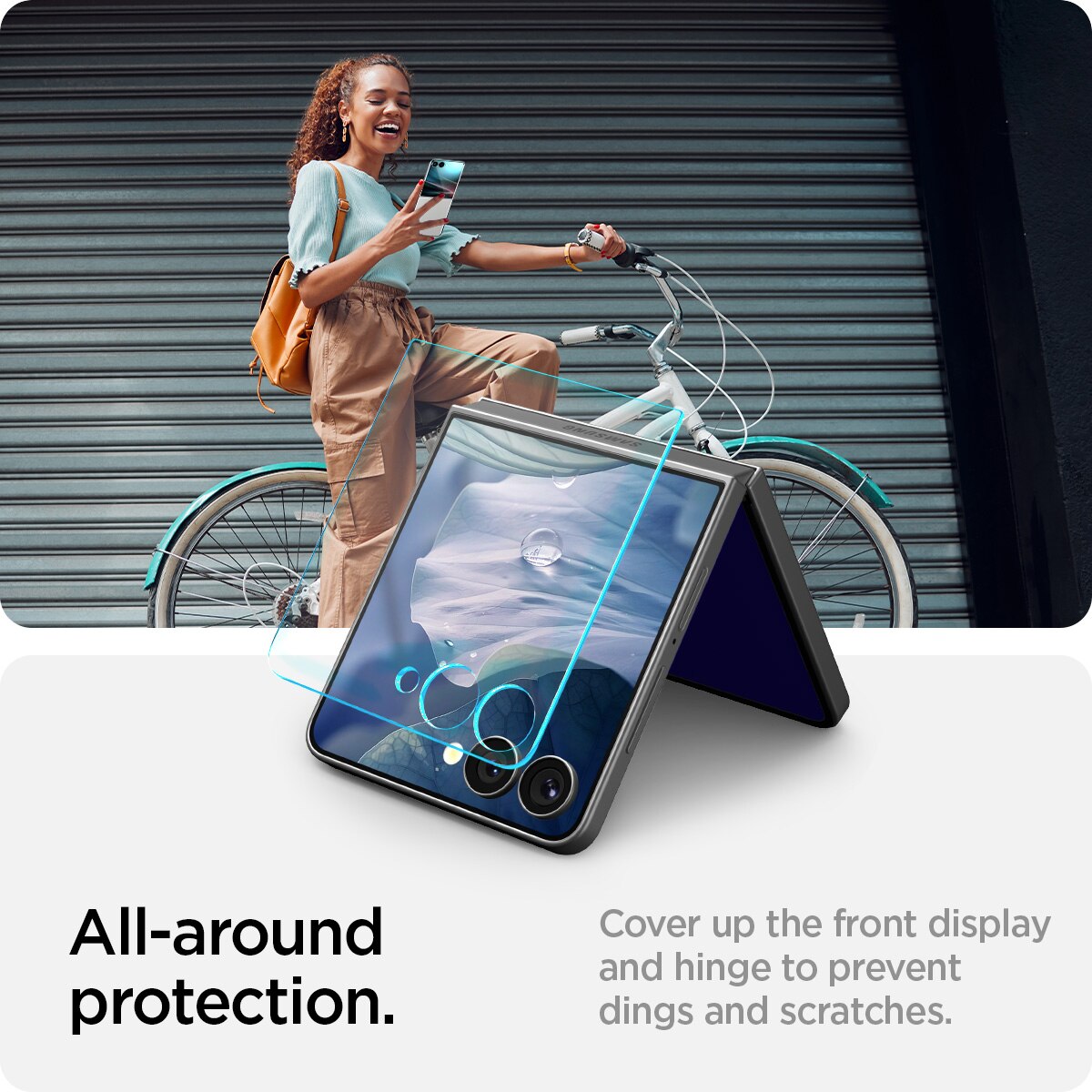 Cover Screen Protector GLAS.tR EZ Fit (2 Stück) Samsung Galaxy Z Flip 7