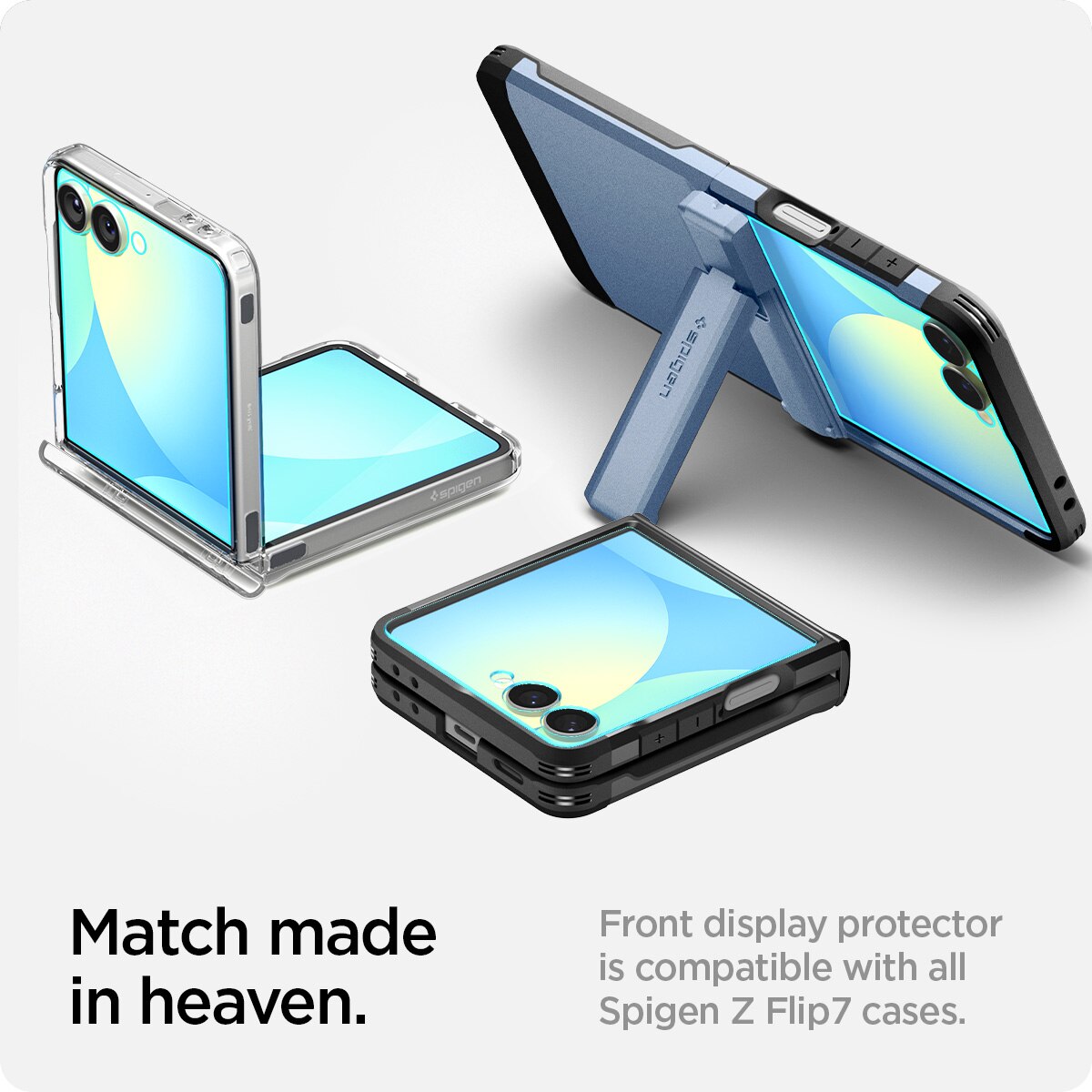Cover Screen Protector GLAS.tR EZ Fit (2 Stück) Samsung Galaxy Z Flip 7