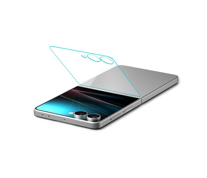 Cover Screen Protector GLAS.tR EZ Fit (2 Stück) Samsung Galaxy Z Flip 7