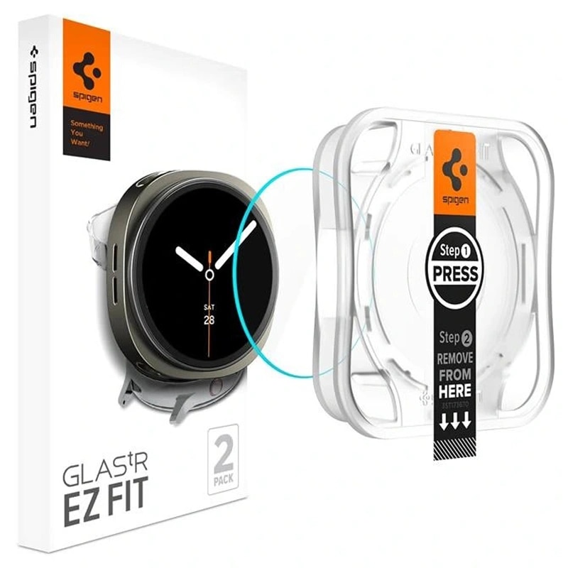 Screen Protector EZ Fit GLAS.tR (2 Stück) Samsung Galaxy Watch 8 44mm