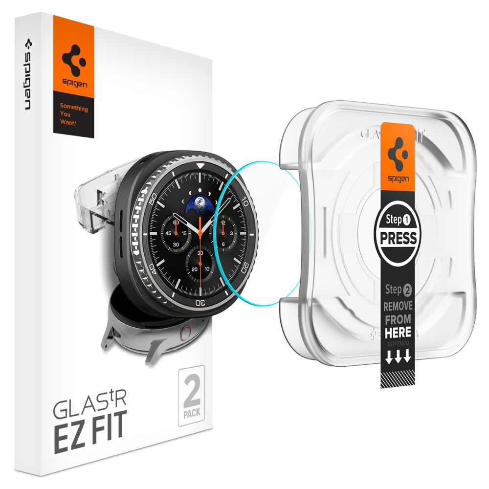 Screen Protector EZ Fit GLAS.tR (2 Stück) Samsung Galaxy Watch 8 Classic