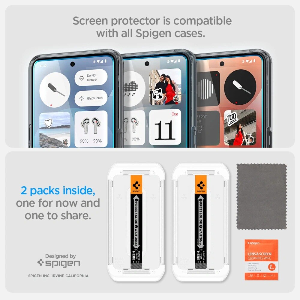 Screen Protector GLAS.tR EZ Fit (2 Stück) Nothing Phone 3