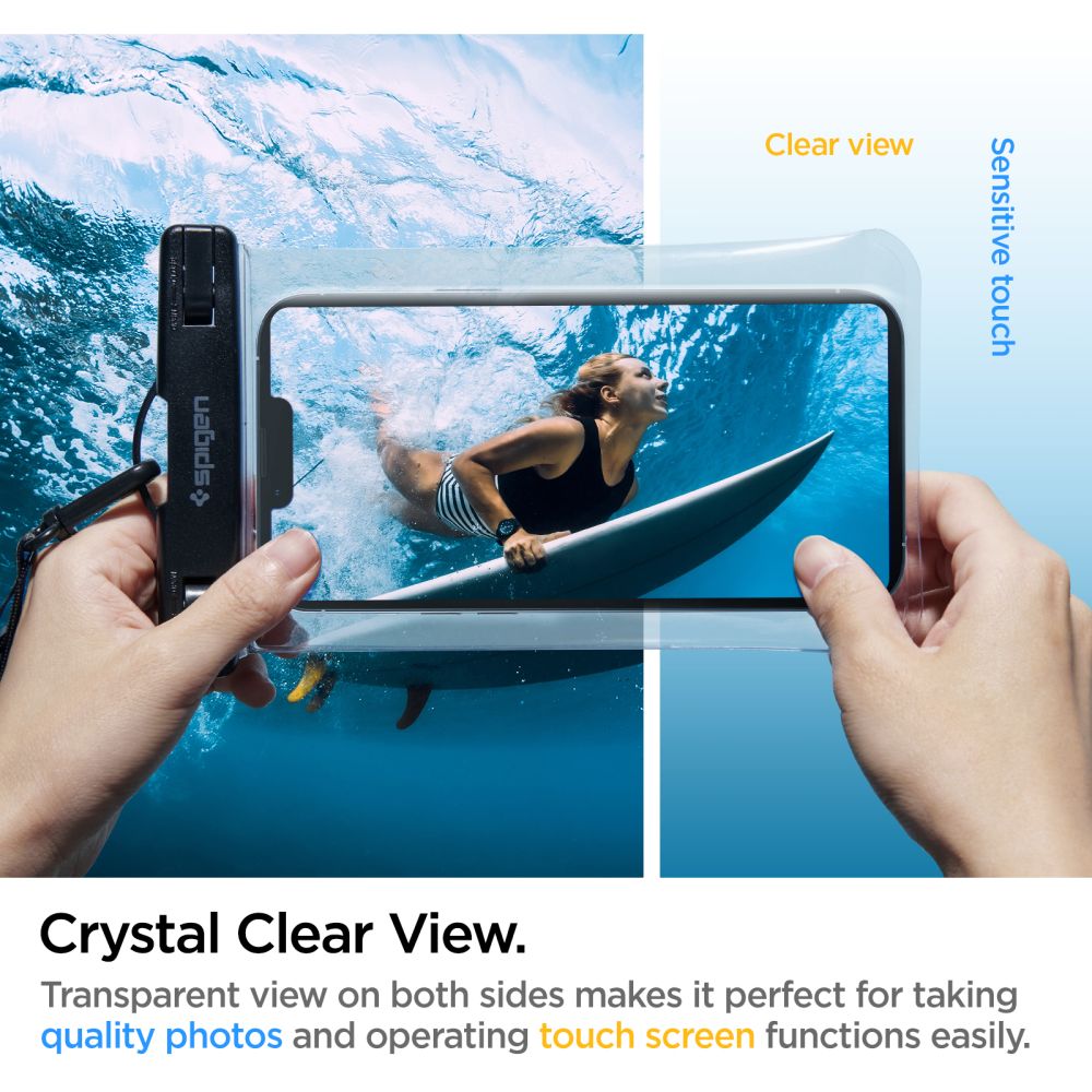A601 Universal Waterproof Hülle Crystal Clear