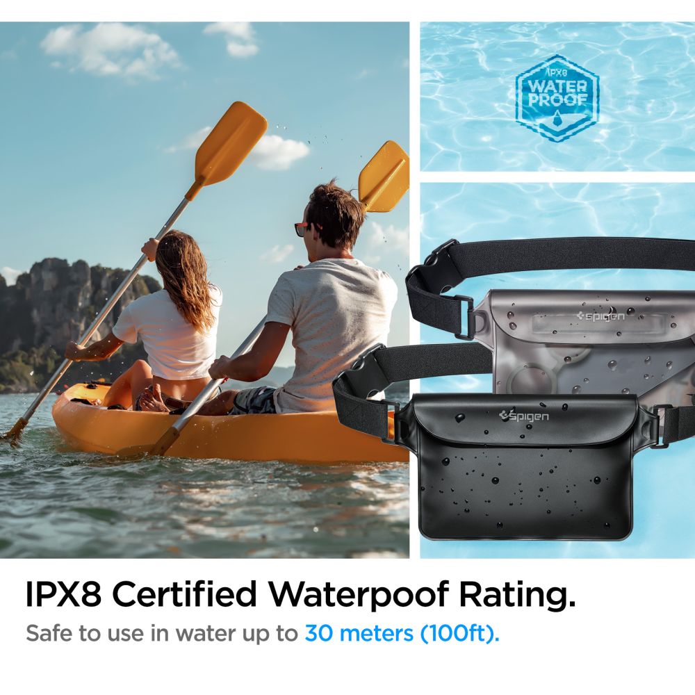 A620 Universal Aqua Shield WaterProof Waist Bag Schwarz