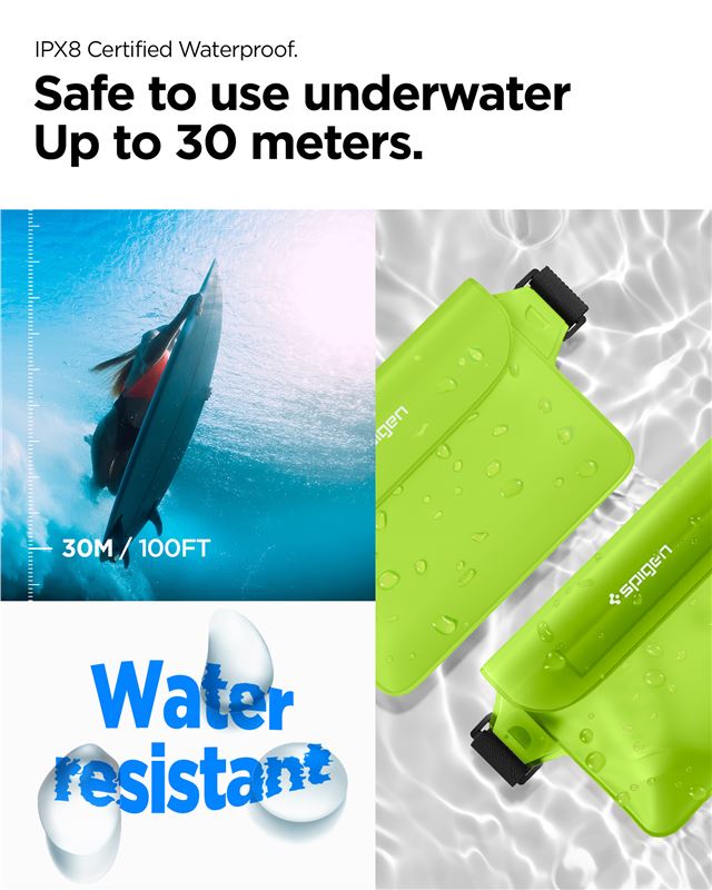 A620 Universal Aqua Shield WaterProof Waist Bag (2 Stück) Cactus Green