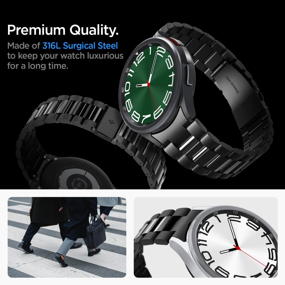 Modern Full-Fit Armband Galaxy Watch 6 Classic 47mm Black
