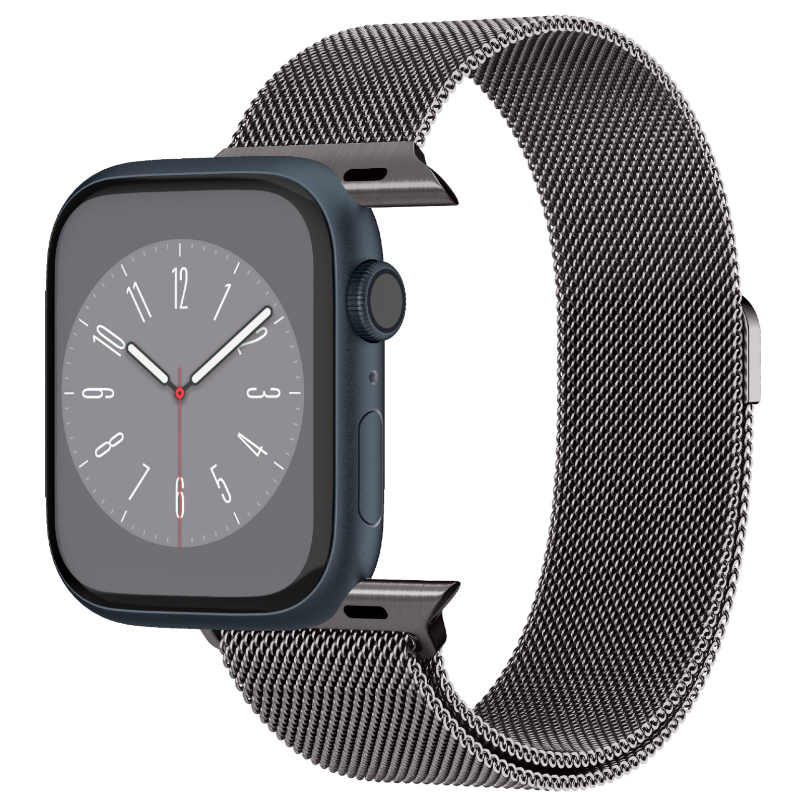 Armband Metal Fit Apple Watch 45mm Series 7 Graphite