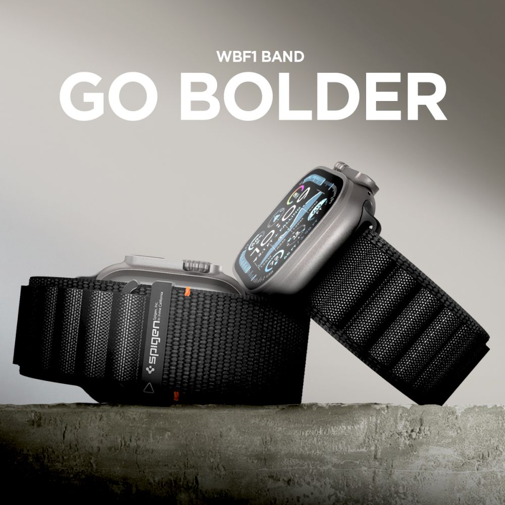 WBF1 Band Apple Watch Series 4-6 44mm Schwarz