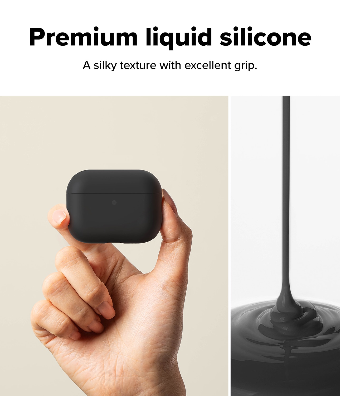 Silicone Hülle Apple AirPods Pro 3 Black