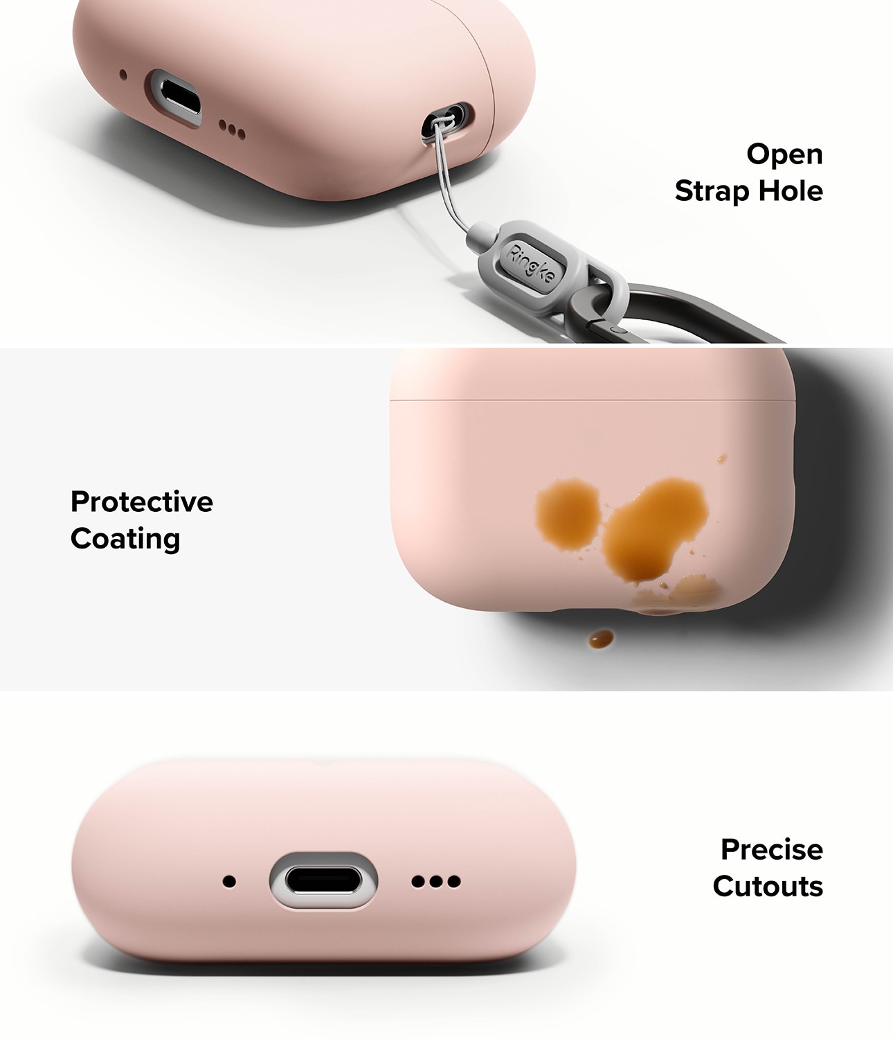 Silicone Hülle Apple AirPods Pro 3 Pink