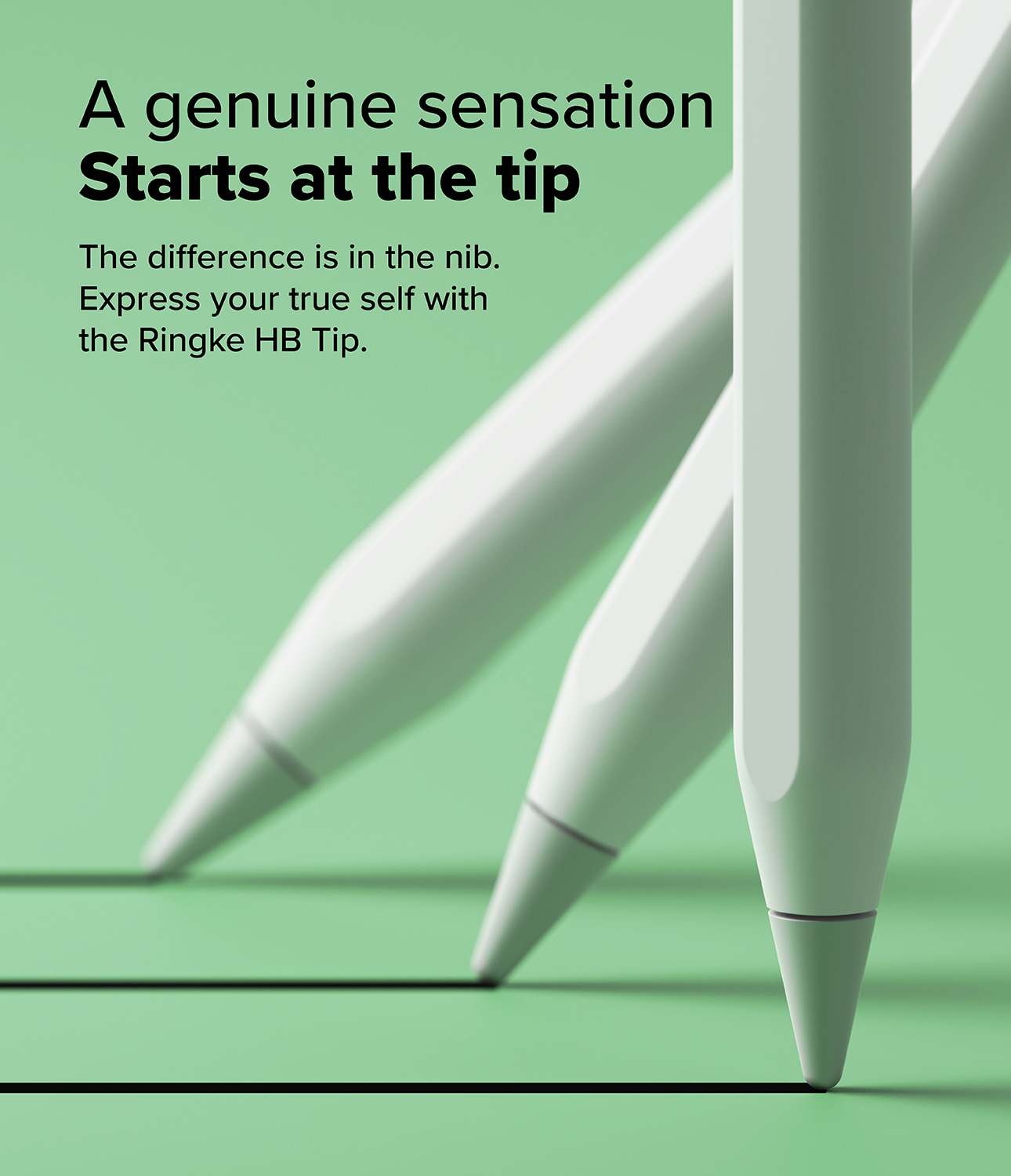 HB Tip Apple Pencil (3 Stück) weiß