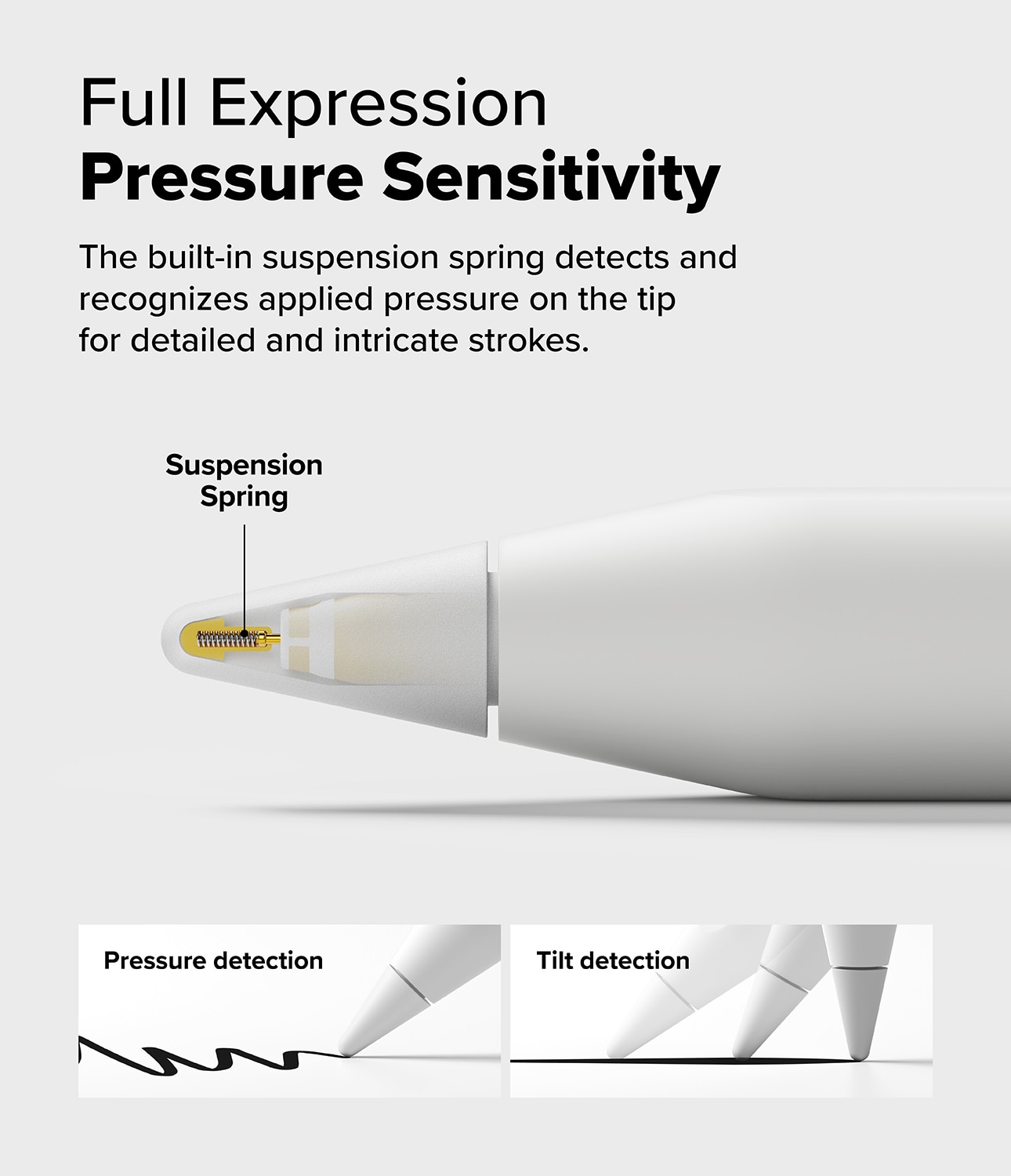 HB Tip Apple Pencil (3 Stück) weiß