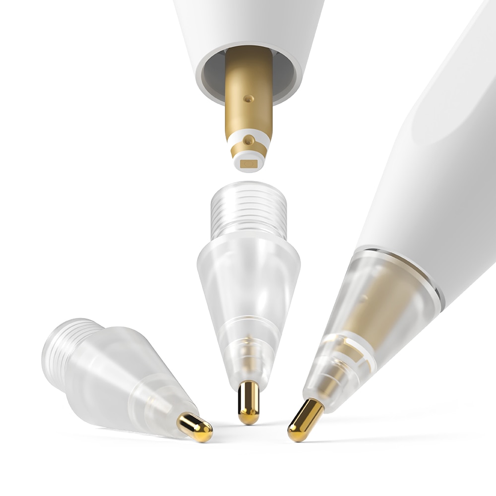 Metal Tip Apple Pencil (3 Stück) weiß