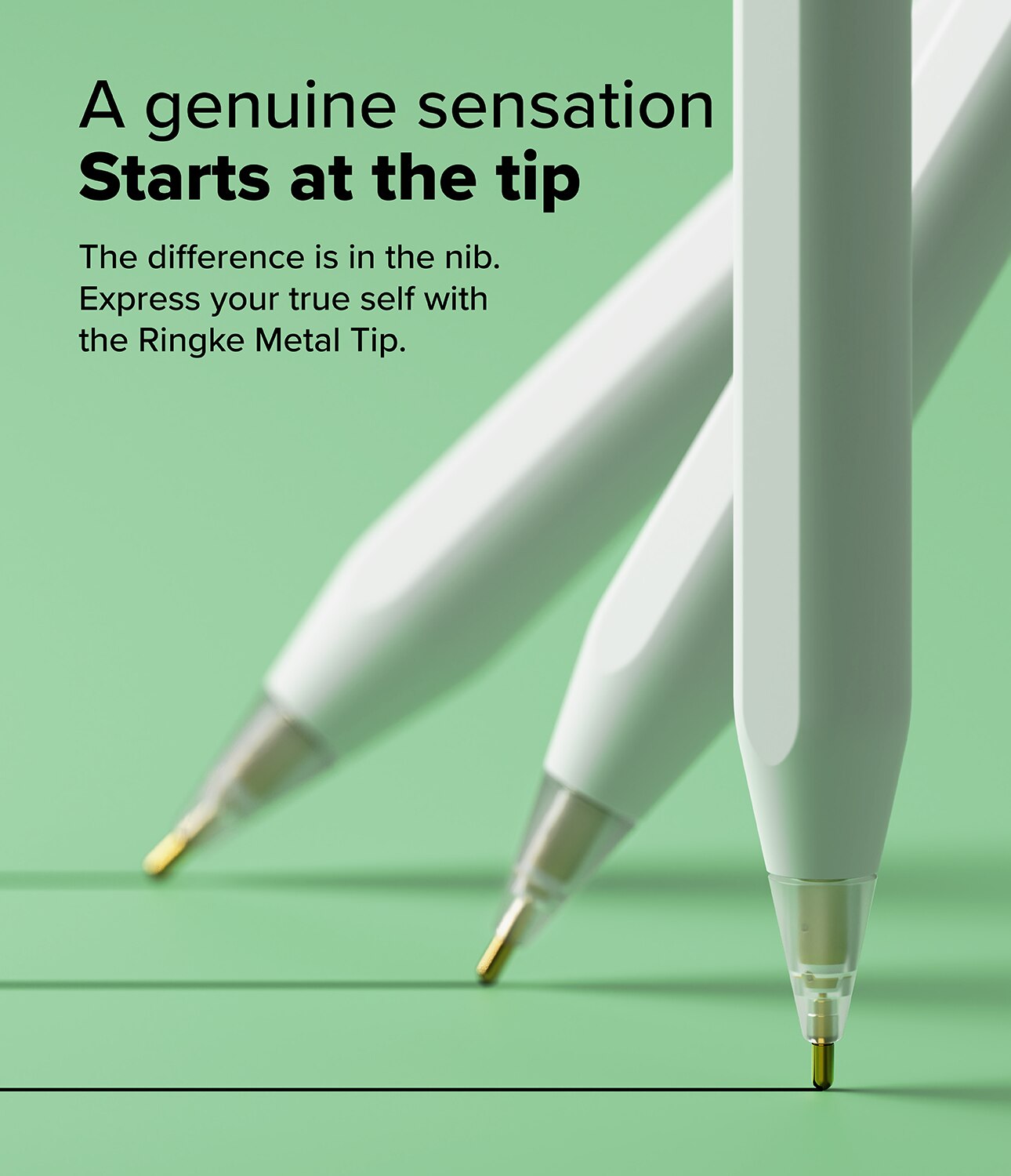 Metal Tip Apple Pencil (3 Stück) weiß