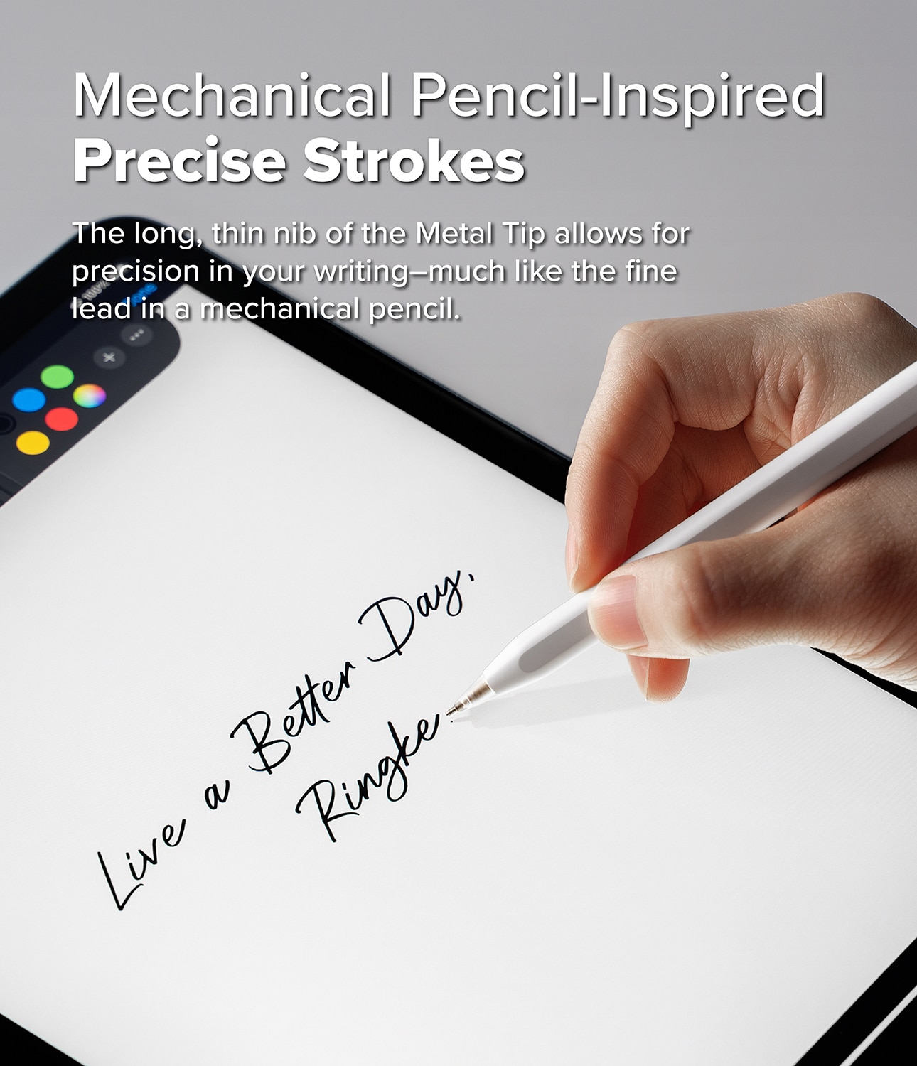 Metal Tip Apple Pencil (3 Stück) weiß