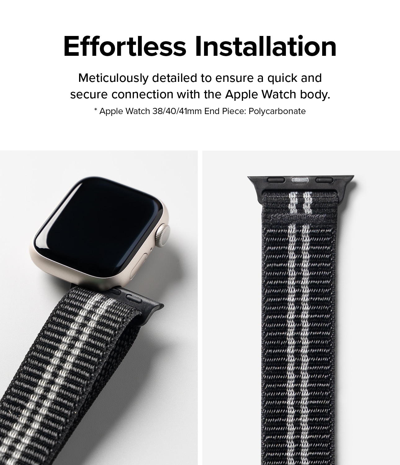 Sports Air Loop Band Apple Watch 38mm Black