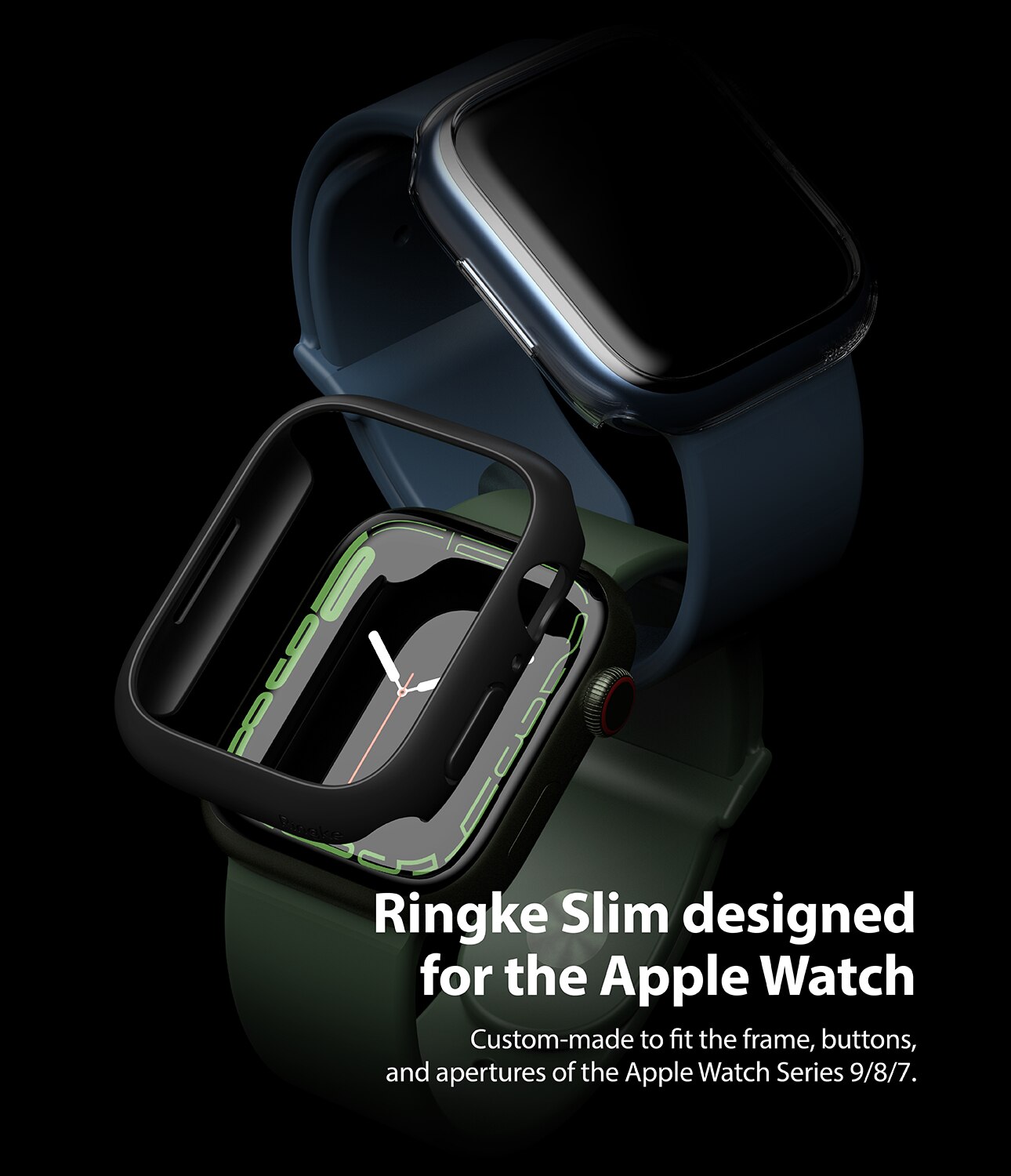Slim Case (2 Stück) Apple Watch Series 9 45mm Mehrfarbig/muster