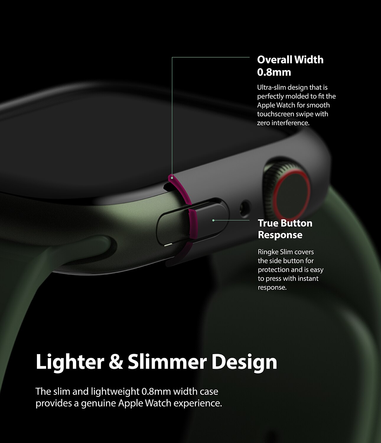 Slim Case (2 Stück) Apple Watch Series 9 45mm Mehrfarbig/muster