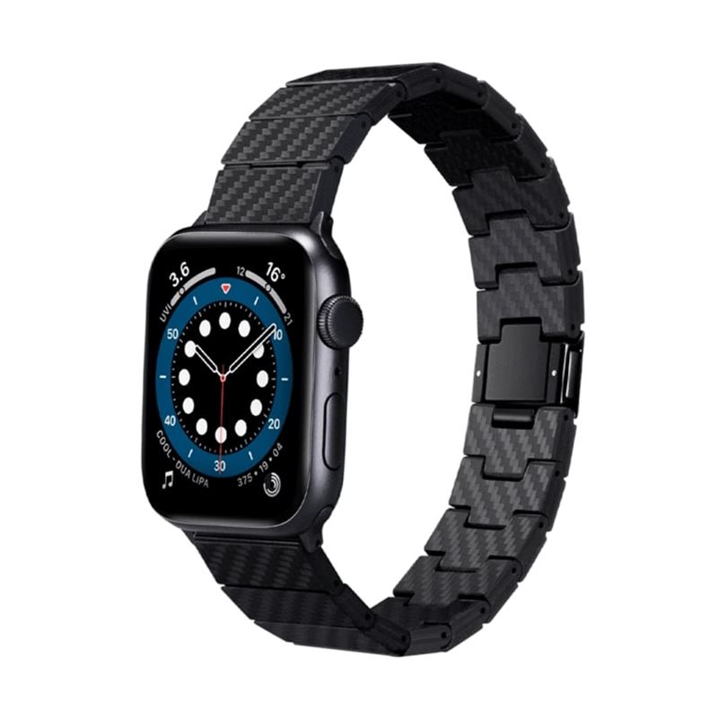 Apple Watch 45mm Series 8 Modern Carbon Fiber-Armband Black