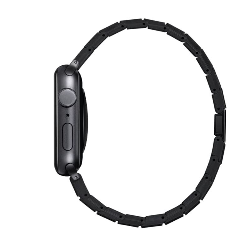 Apple Watch SE 44mm Modern Carbon Fiber-Armband Black