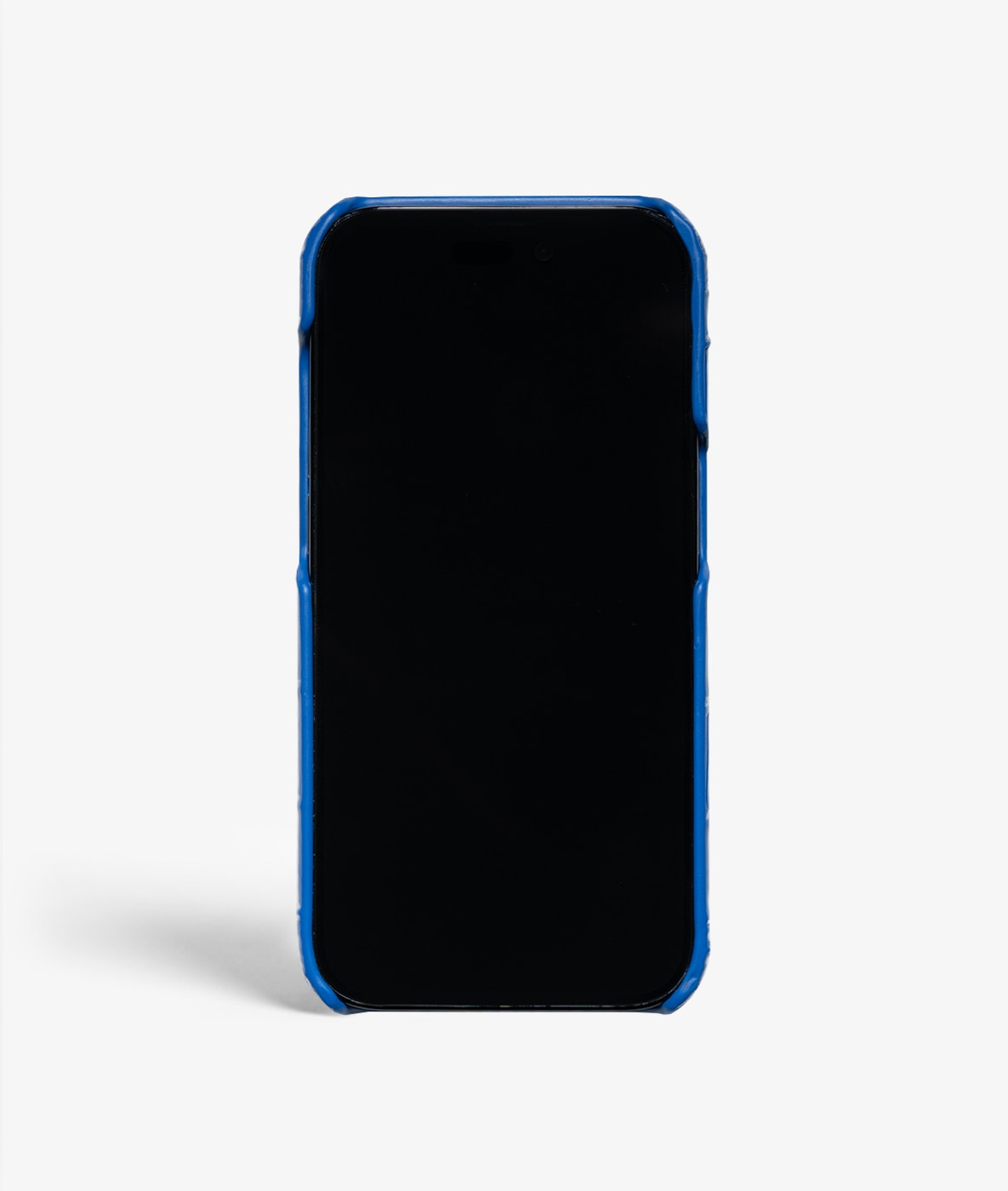 iPhone 14 Pro Hülle Croco Blau