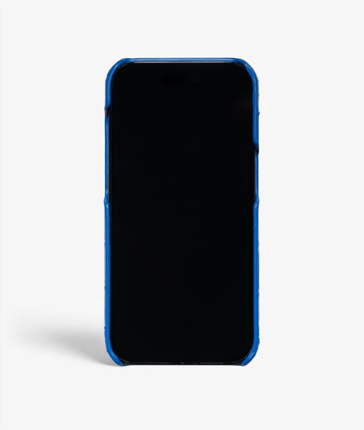 iPhone 14 Pro Max Hülle Croco Blau