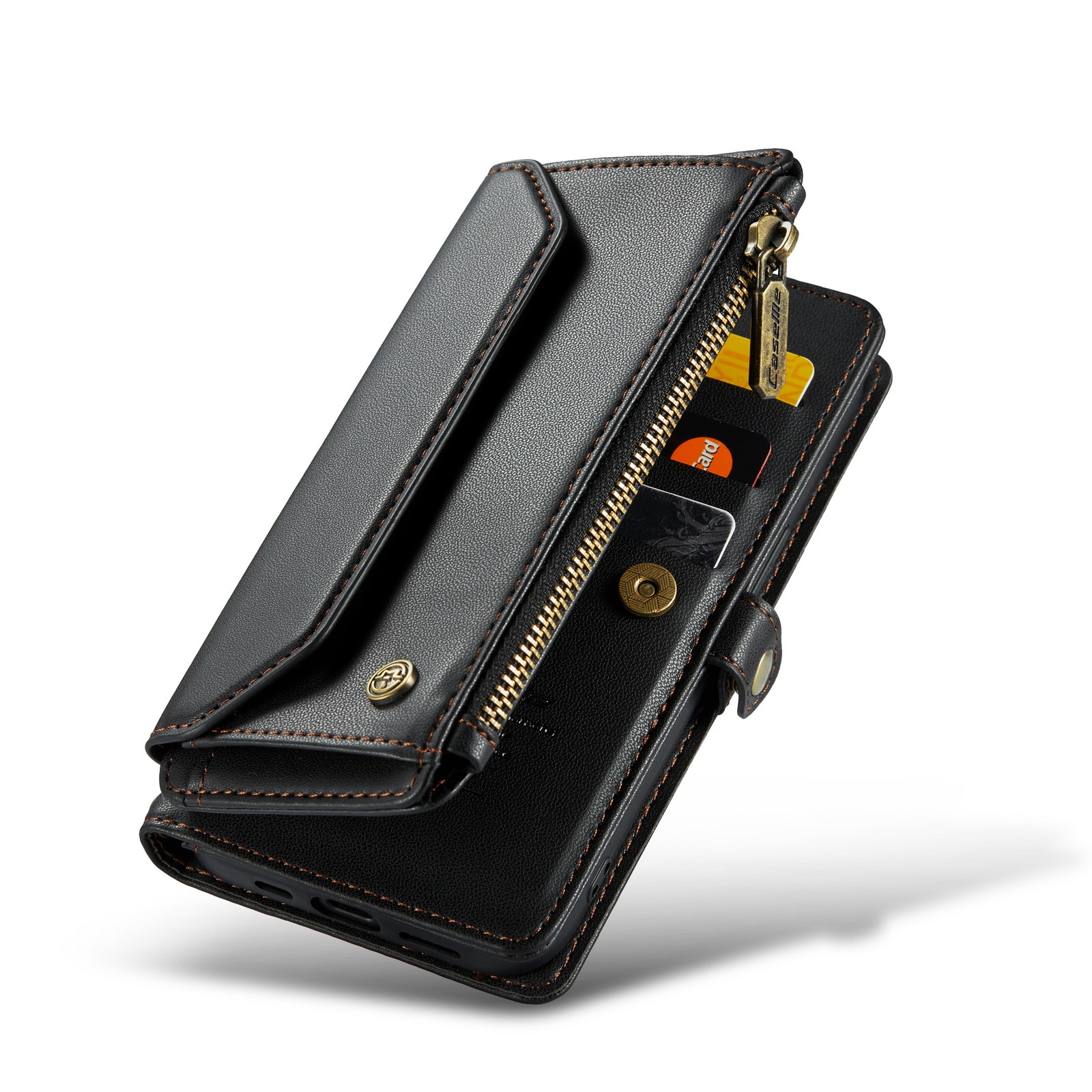 Brieftasche Hülle iPhone 15 Pro schwarz