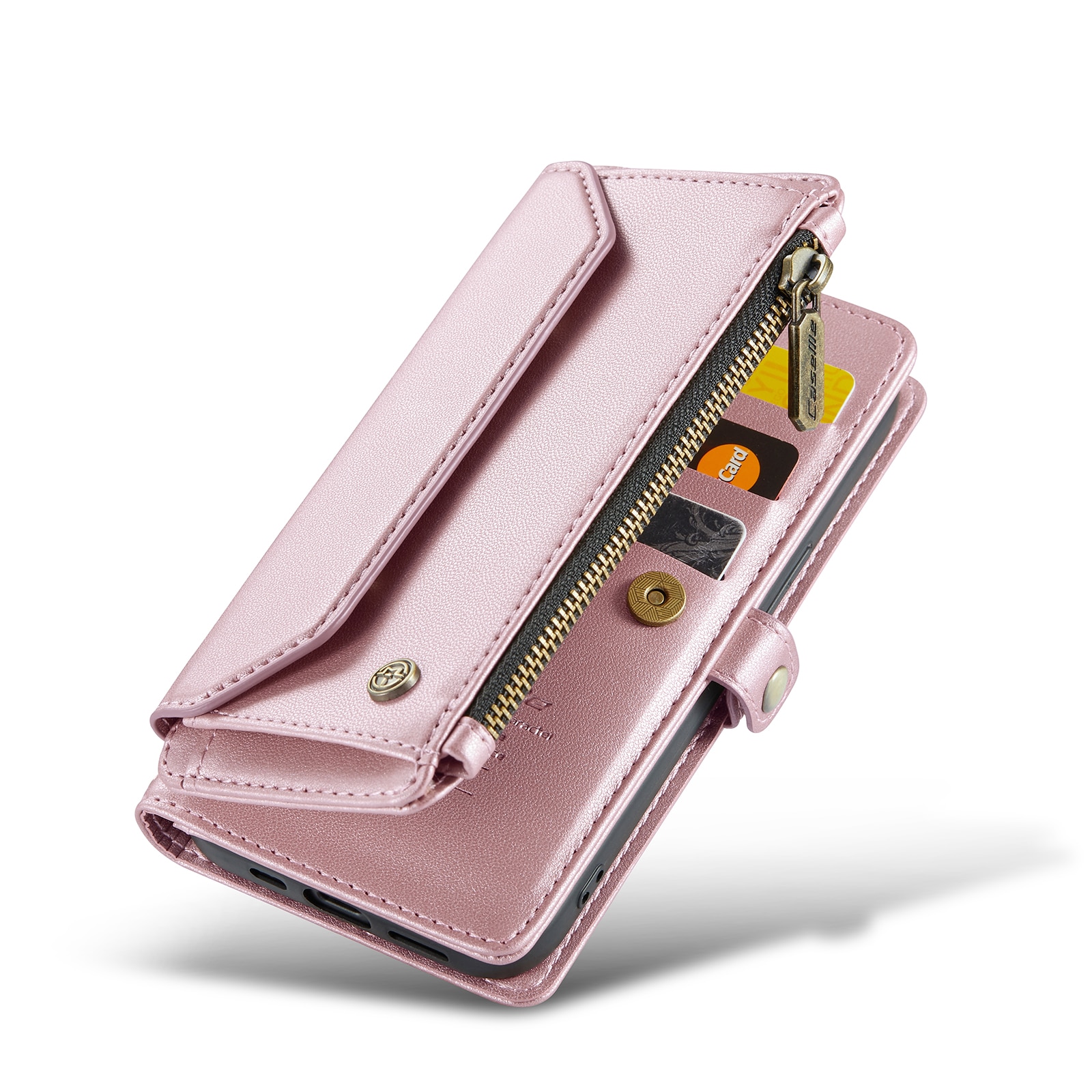 Brieftasche Hülle iPhone 15 Pro rosa