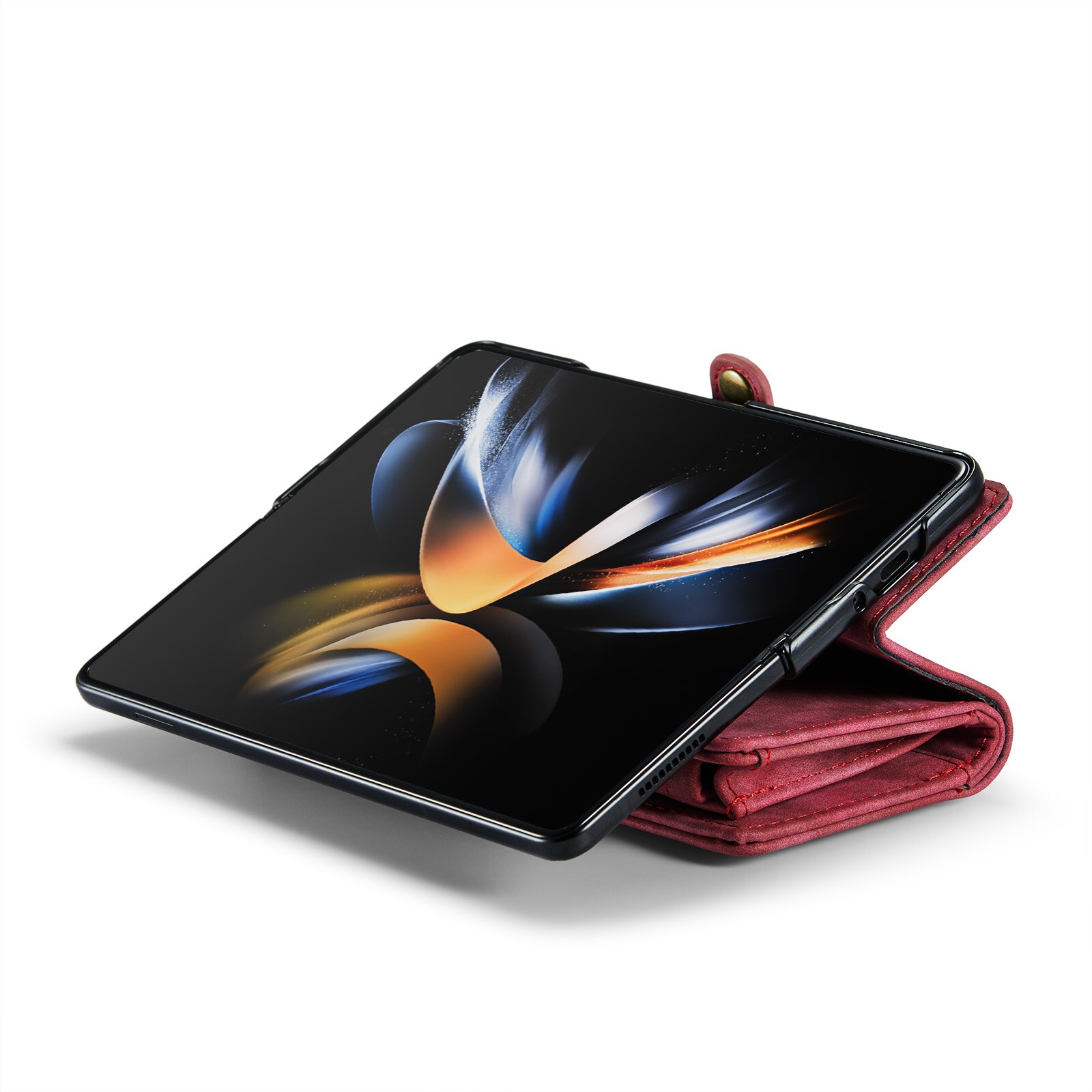 Multi-slot Portemonnaie-Hülle Samsung Galaxy Z Fold 5 Rot